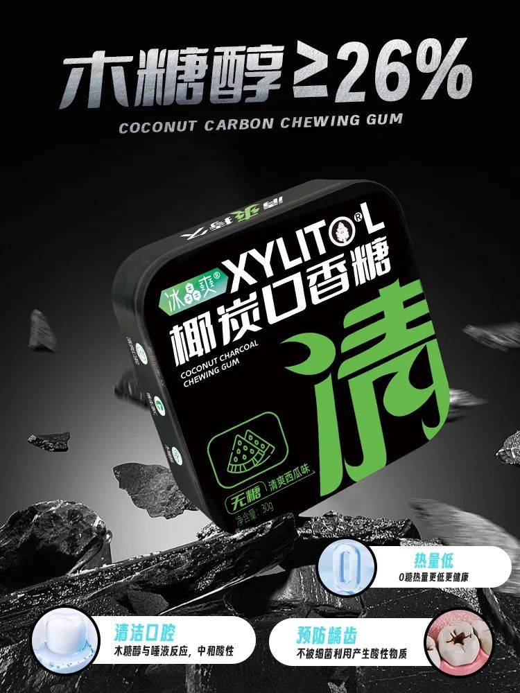黑的口香糖正掀起糖果界“黑科技”风暴ayx爱游戏app打破常规！这款黑(图4)